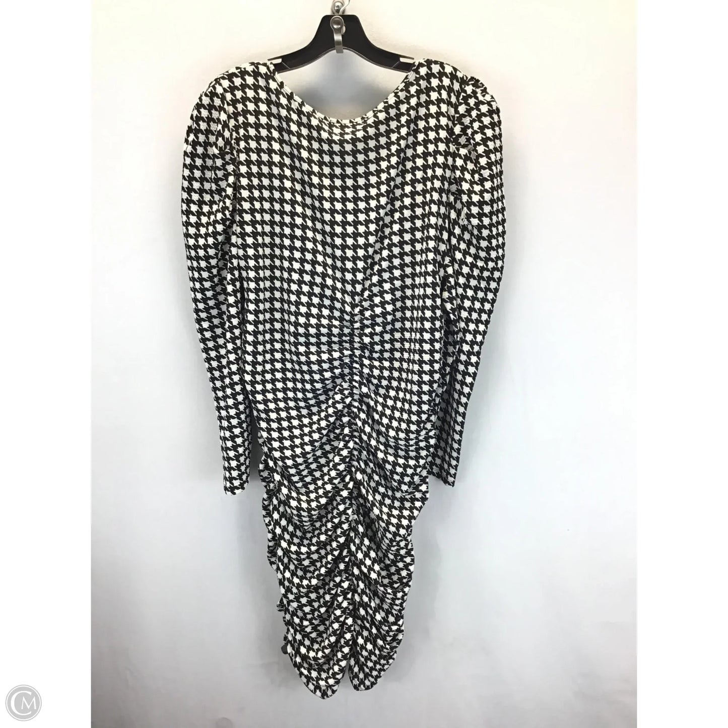 Dress Casual Midi By Clothes Mentor In Black & White, Size: 3x