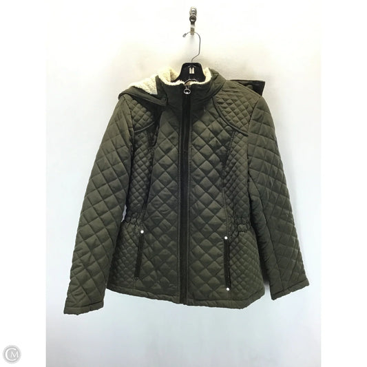 Coat Parka By Shelli Segal In Green, Size: M