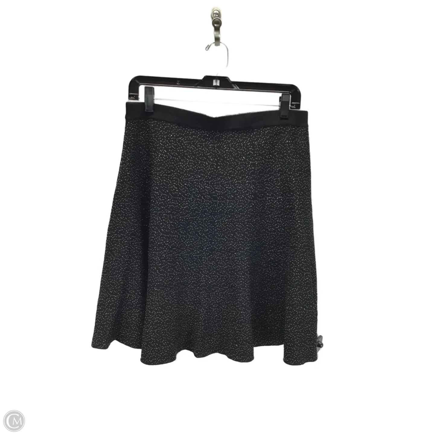Skirt Midi By Context In Black & Gold, Size: Xl