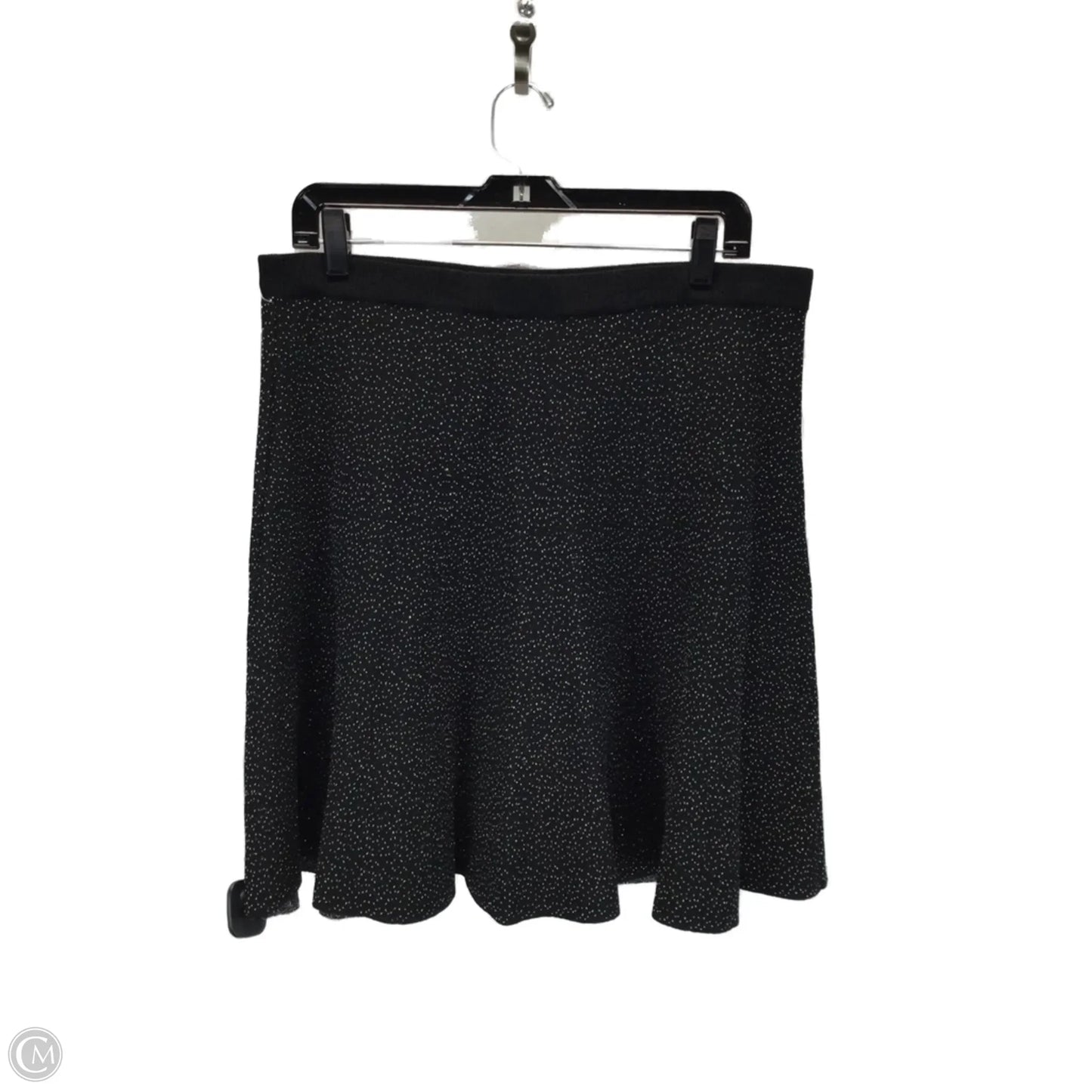 Skirt Midi By Context In Black & Gold, Size: Xl