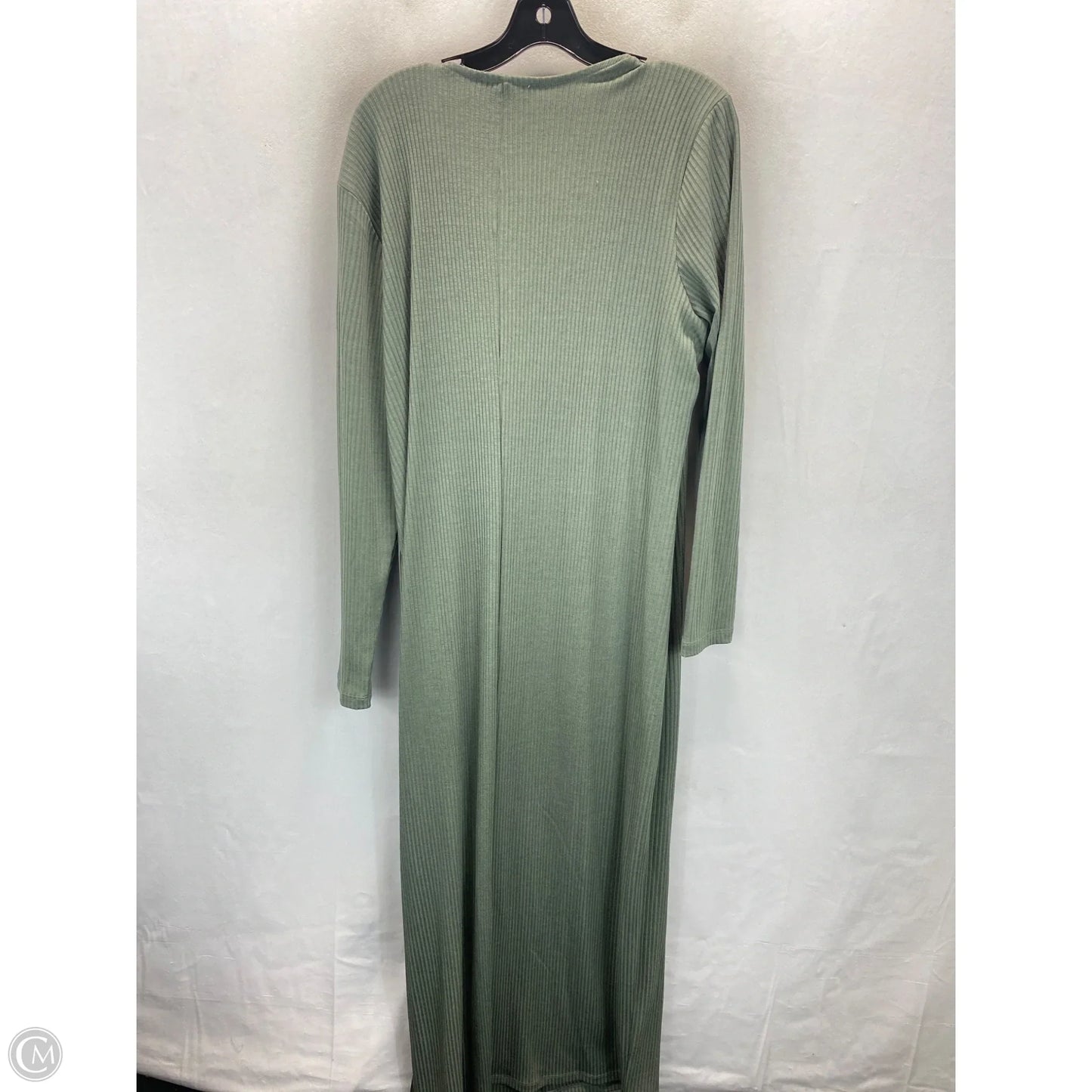 Dress Casual Midi By Eloquii In Green, Size: 1x