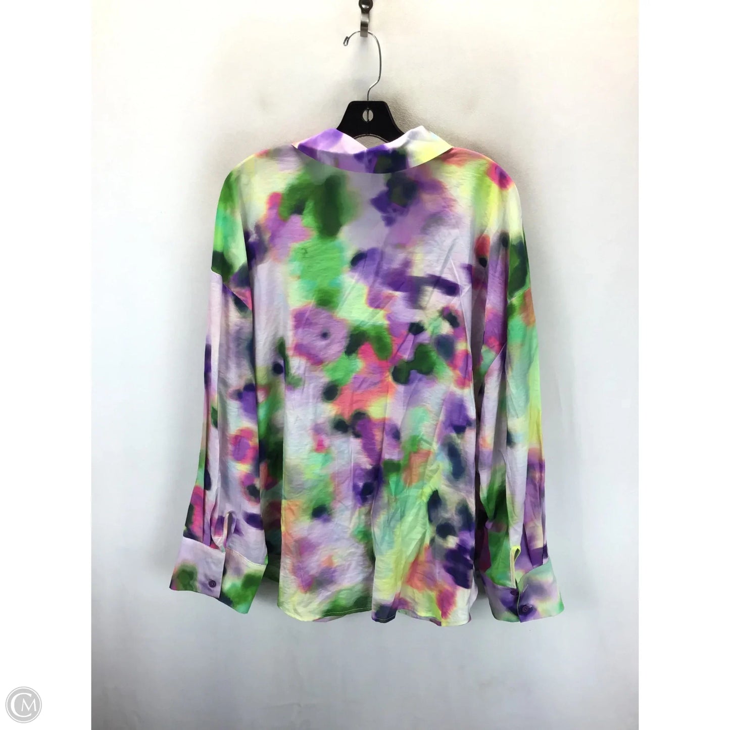Top Long Sleeve By Eloquii In Multi-colored, Size: 18