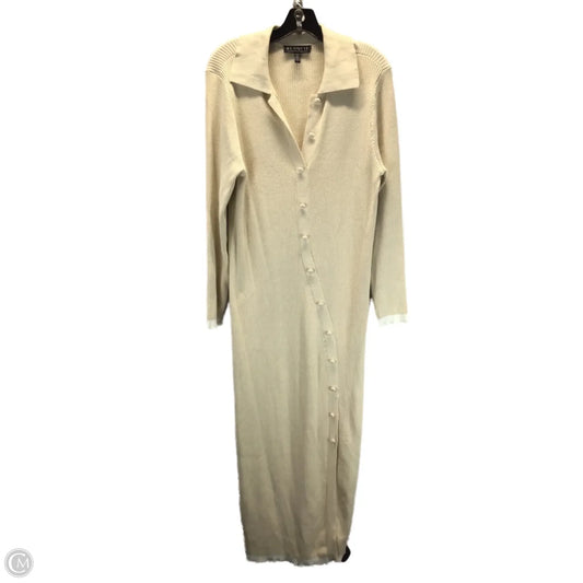 Dress Sweater By Eloquii In Tan, Size: 1x
