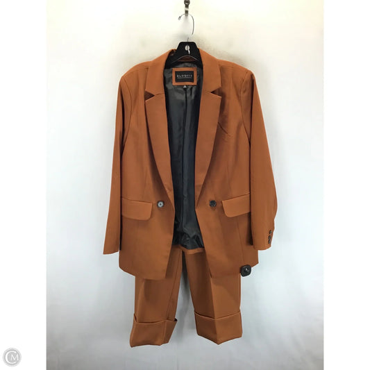Pants Suit 2pc By Eloquii In Brown, Size: 16