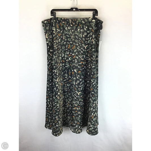 Skirt Maxi By Eloquii In Animal Print, Size: 16