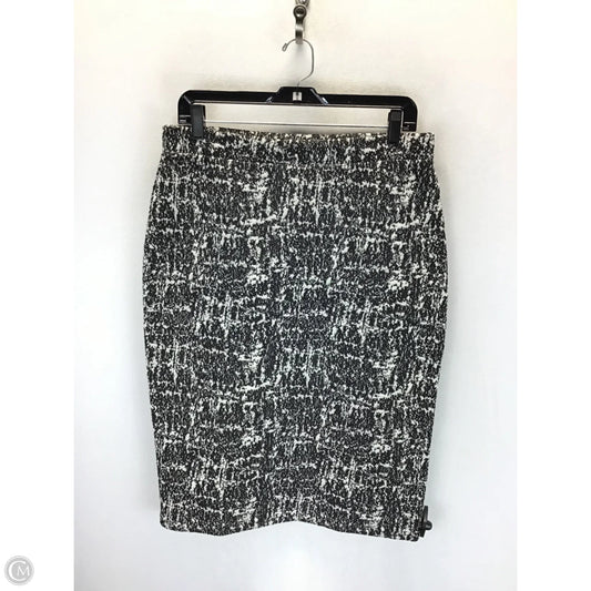 Skirt Midi By Liz Claiborne In Black & White, Size: M