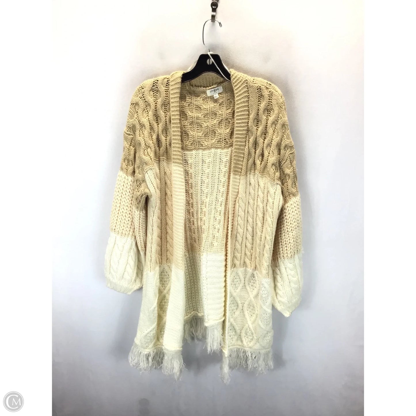 Sweater By Umgee In Cream & Tan, Size: L