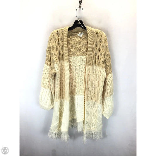 Sweater By Umgee In Cream & Tan, Size: L