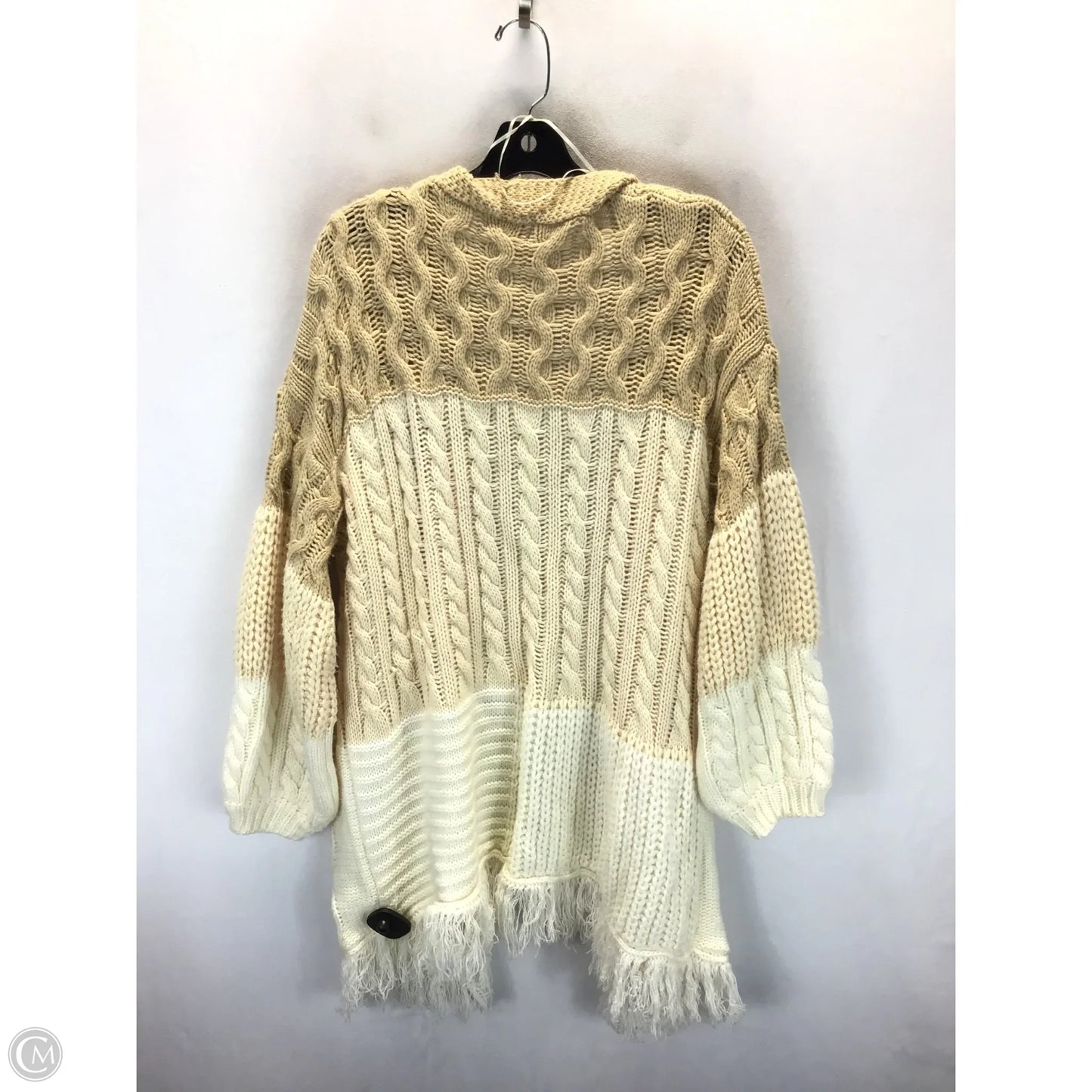Sweater By Umgee In Cream & Tan, Size: L