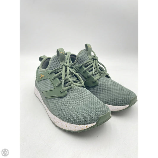 Shoes Sneakers By Puma In Green, Size: 7