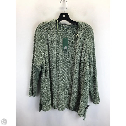 Sweater Cardigan By Wild Fable In Green, Size: Xs