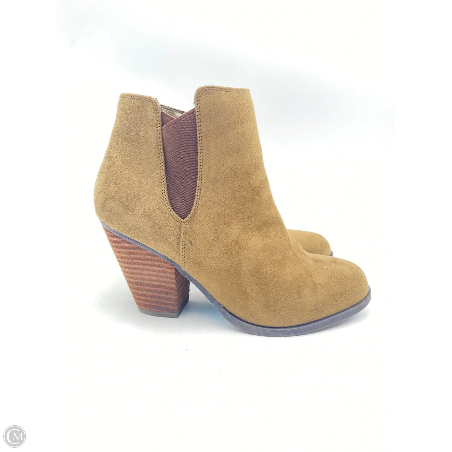 Boots Ankle Heels By Mix No 6 In Green, Size: 8