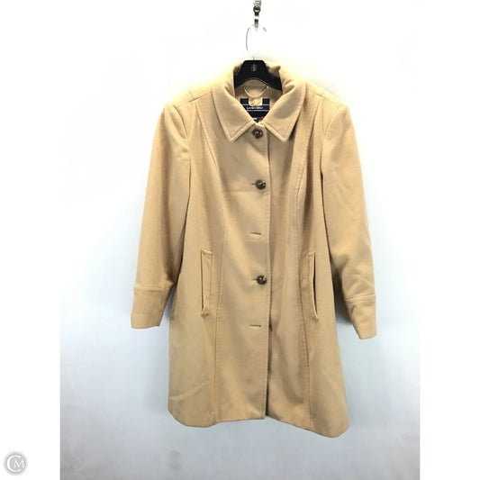 Coat Peacoat By Lands End In Tan, Size: 18
