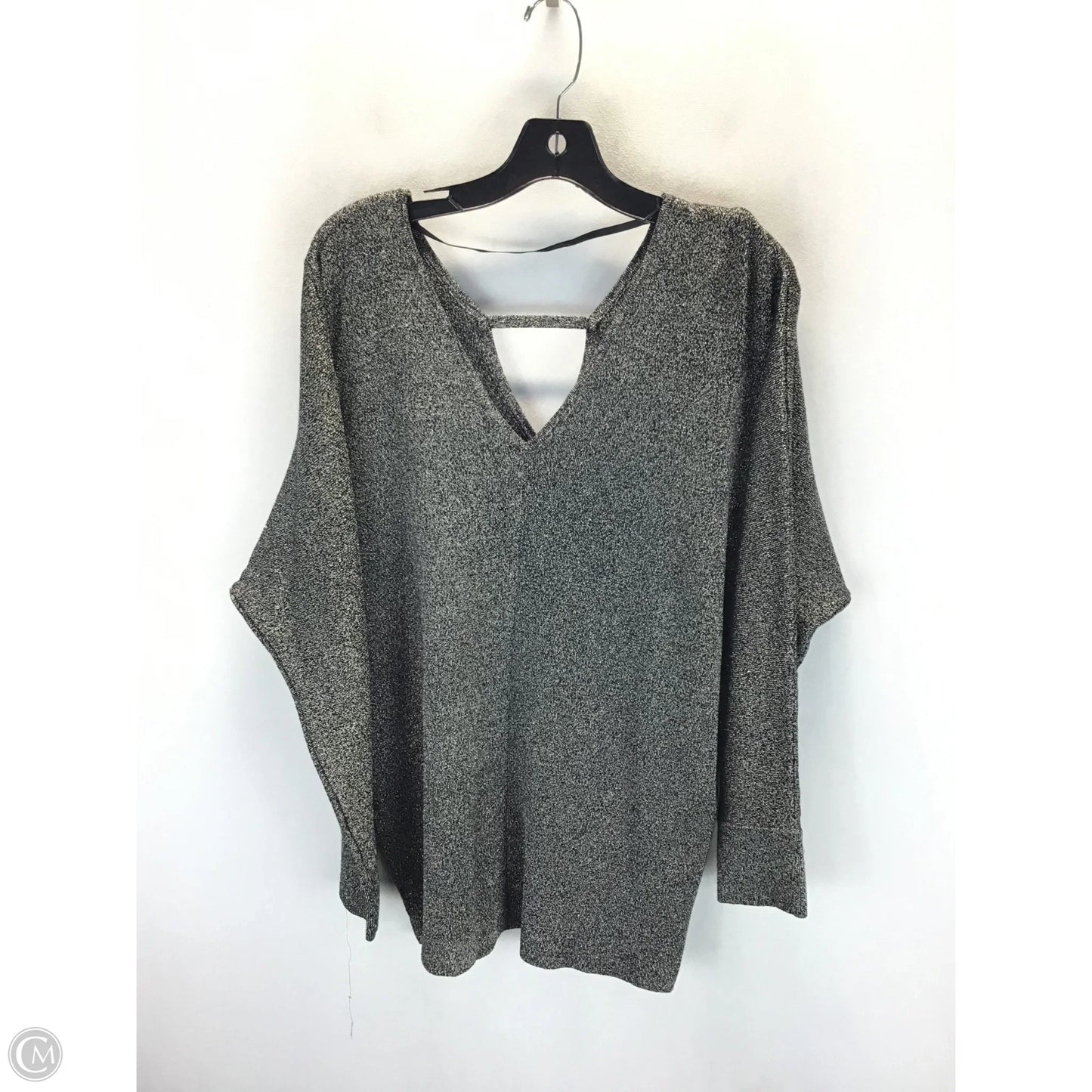 Sweater By Lane Bryant In Black & Gold, Size: 1x