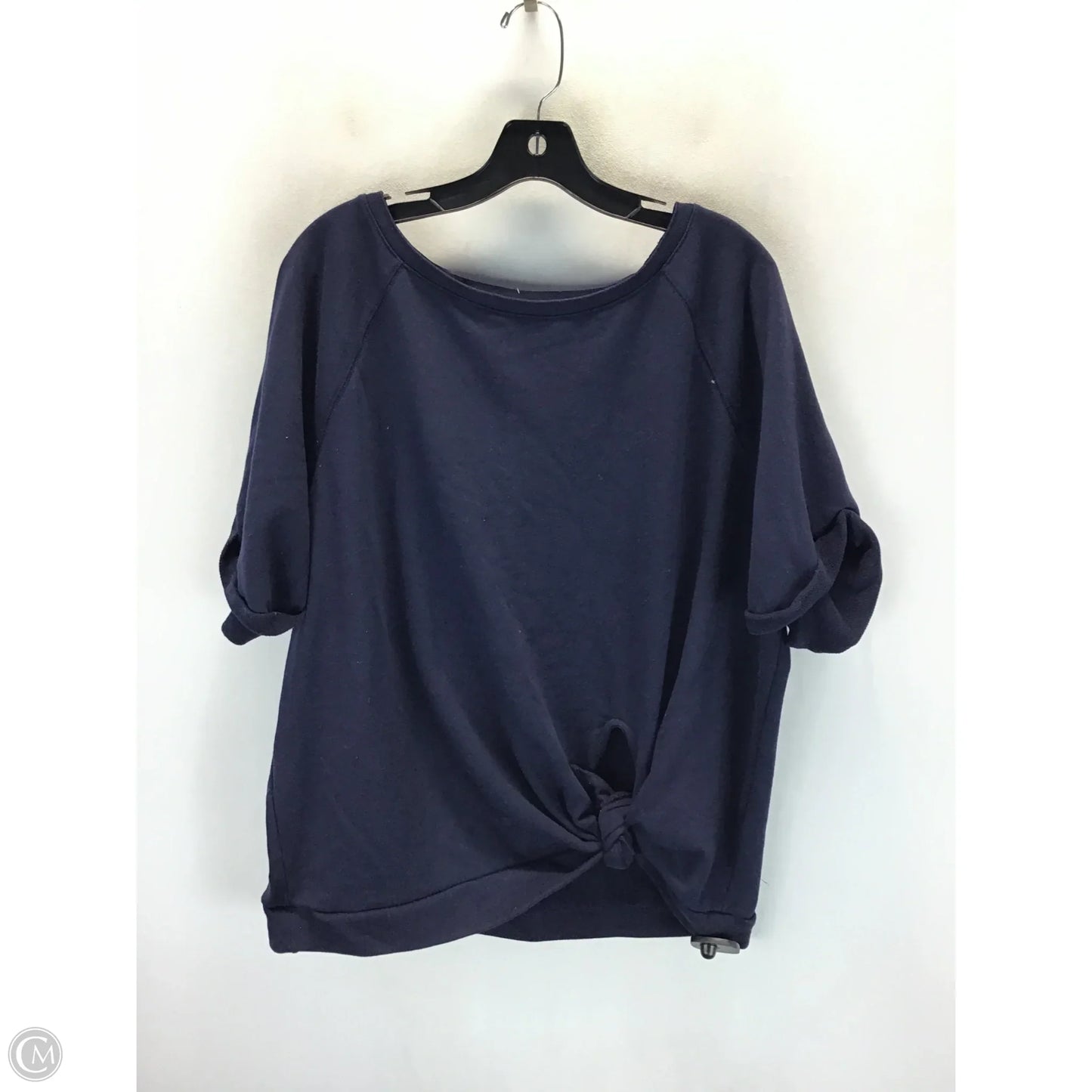 Top Short Sleeve By Gap In Navy, Size: Xxl
