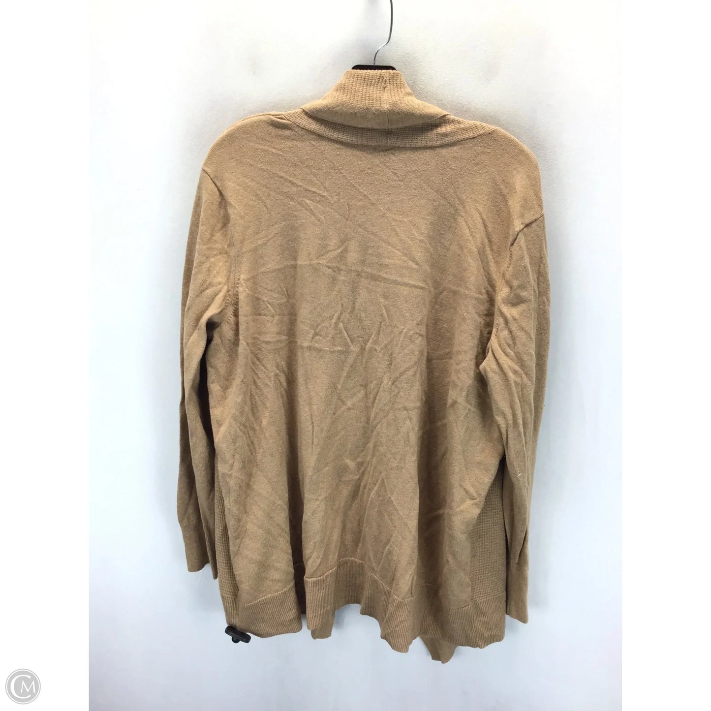 Sweater Cardigan By Gap In Tan, Size: Xxl