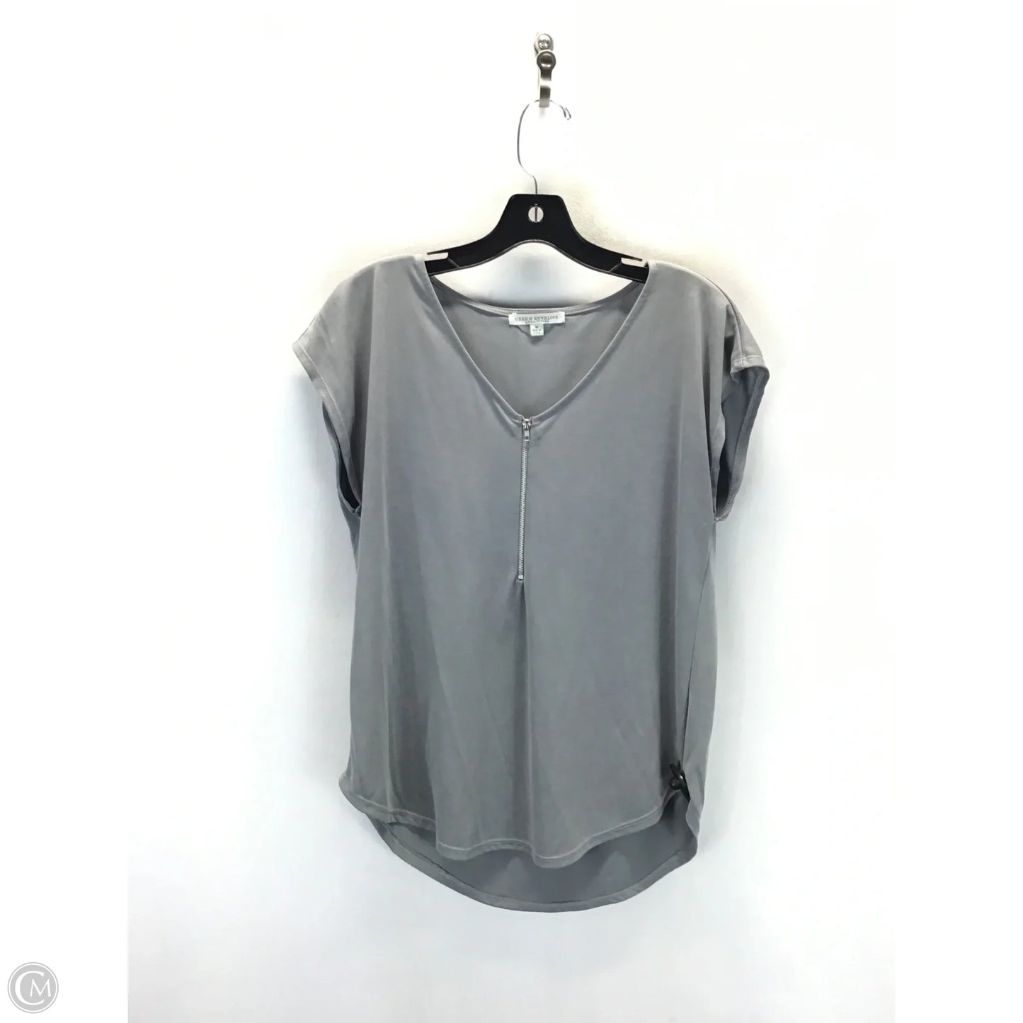 Top Sleeveless By Green Envelope In Grey, Size: M