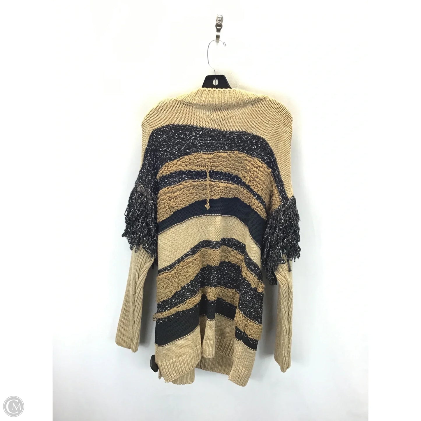 Sweater By Clothes Mentor In Black & Tan, Size: Xl