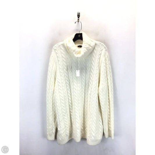 Sweater By Talbots In Cream, Size: Xl