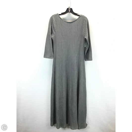 Dress Casual Maxi By Old Navy In Grey, Size: L
