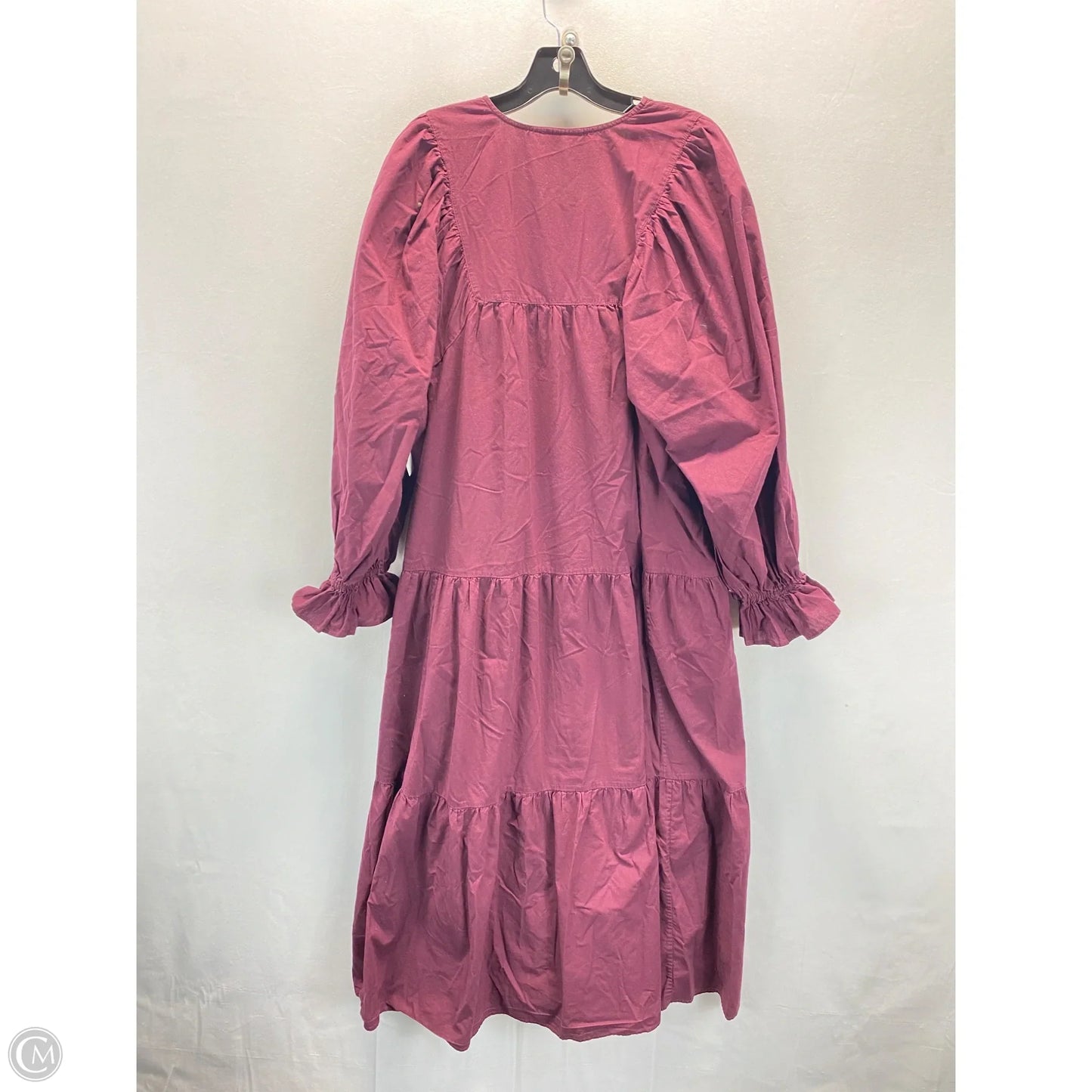 Dress Casual Maxi By Clothes Mentor In Maroon, Size: M