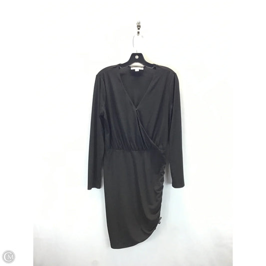 Dress Casual Midi By Michael By Michael Kors In Black, Size: M