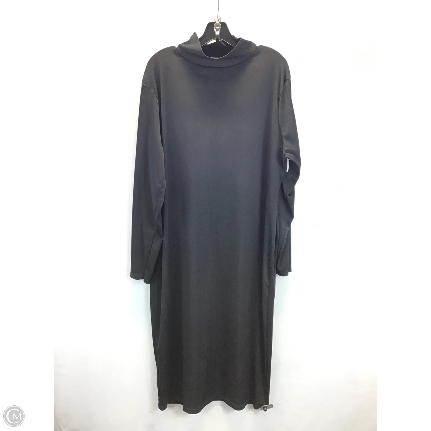 Dress Casual Midi By Boohoo Boutique In Black, Size: 20