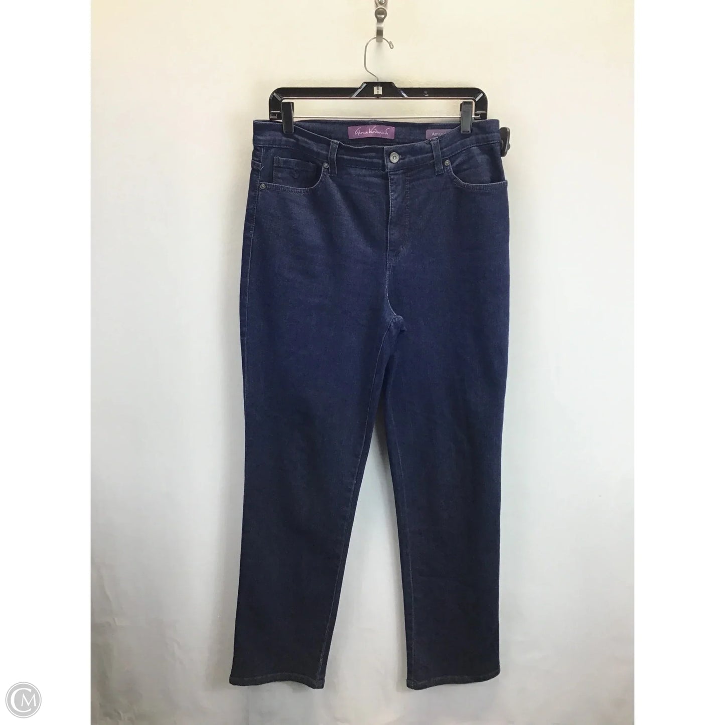 Jeans Straight By Gloria Vanderbilt In Blue, Size: 12