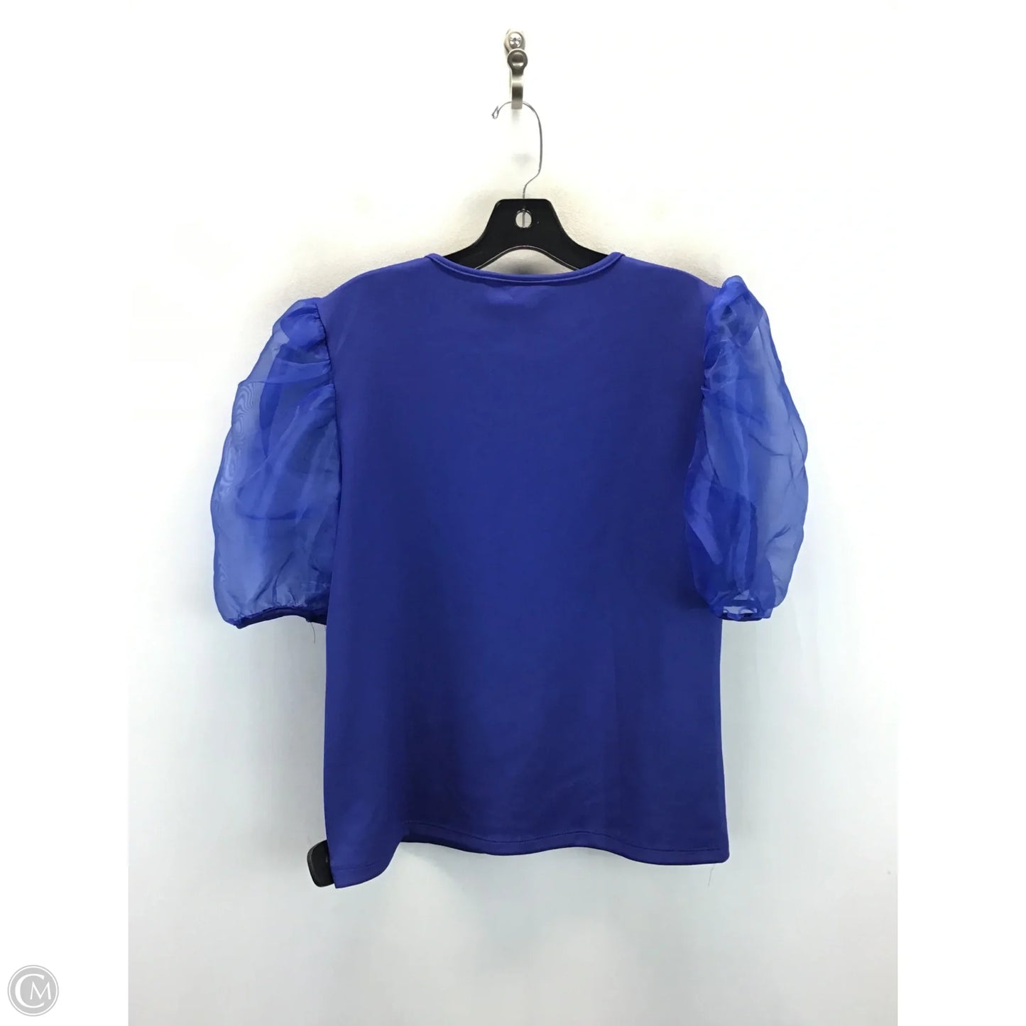 Top Short Sleeve By Clothes Mentor In Blue, Size: L