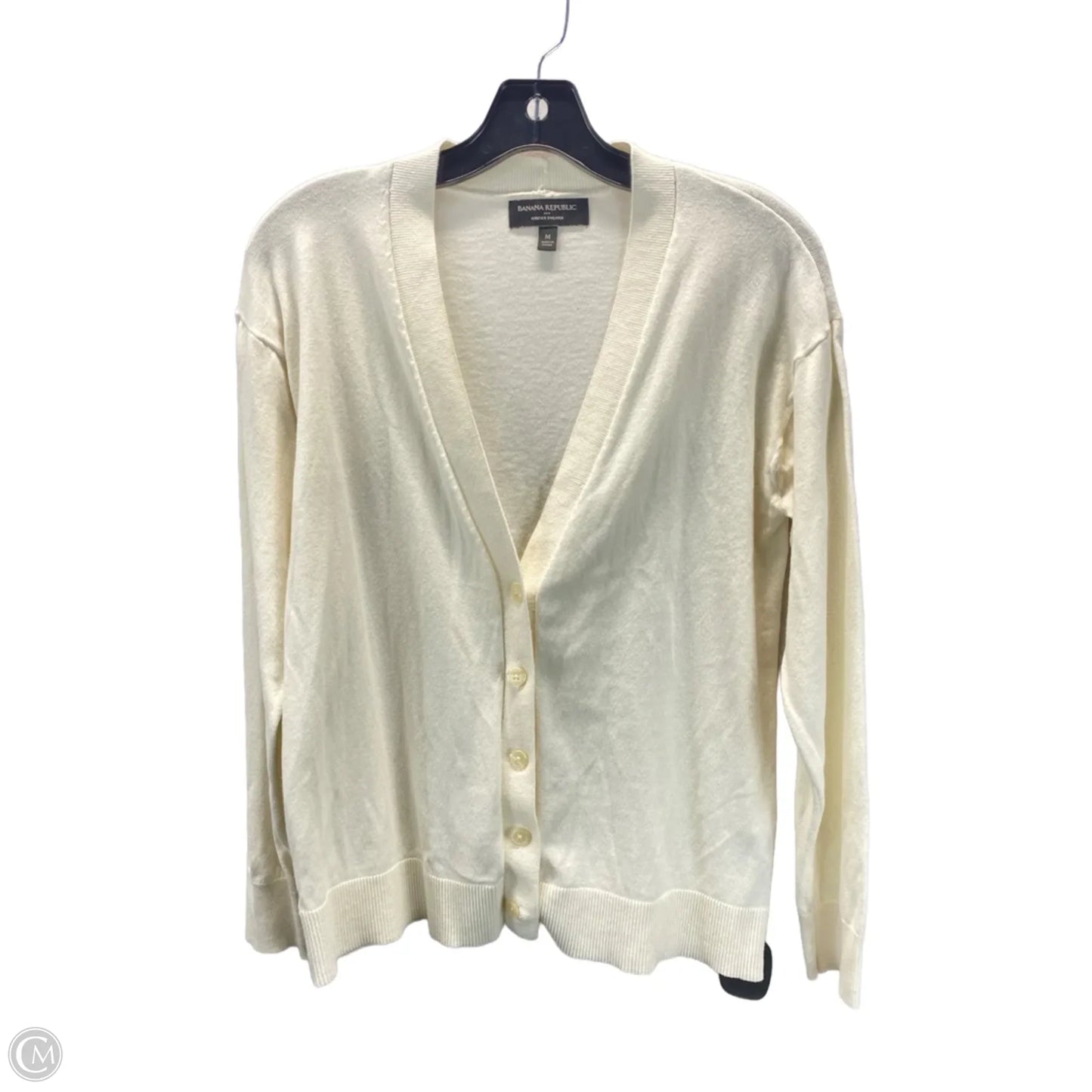 Cardigan By Banana Republic In Cream, Size: M