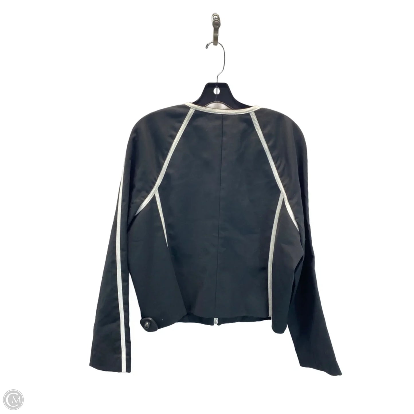Blazer Designer By Michael Kors In Black & White, Size: 16
