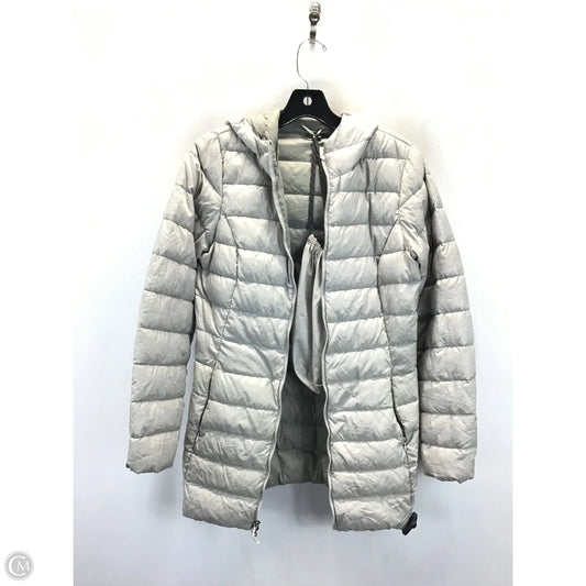 Coat Puffer & Quilted By Eddie Bauer In Grey, Size: Xs
