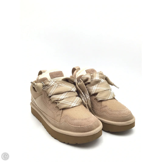 Boots Designer By Ugg In Tan & White, Size: 9