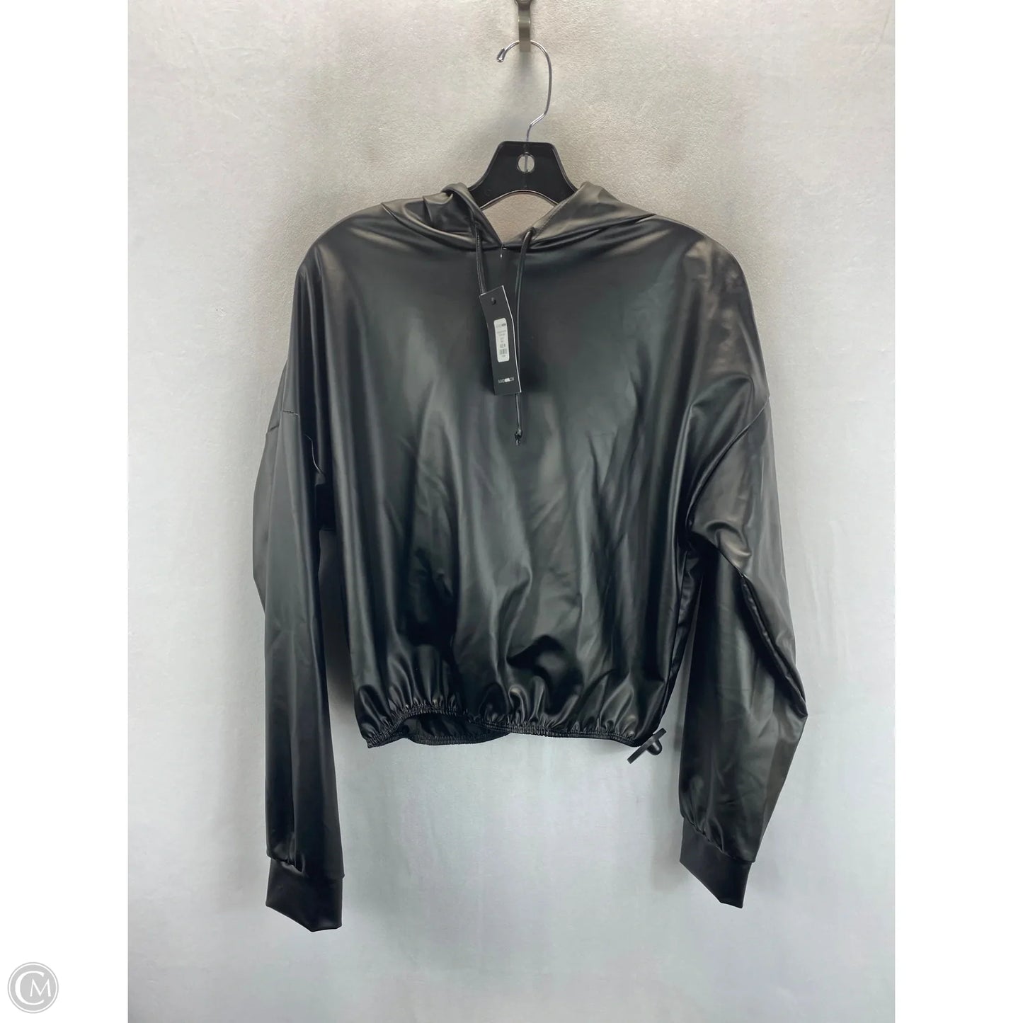 Sweatshirt Hoodie By Fashion Nova In Black, Size: M