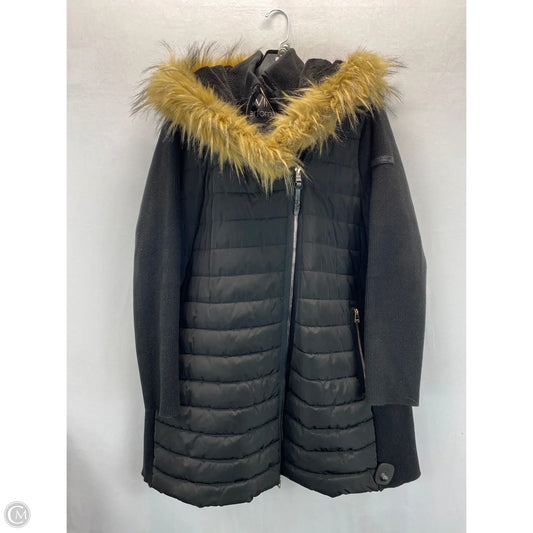 Coat Parka By Calvin Klein In Black, Size: 2x