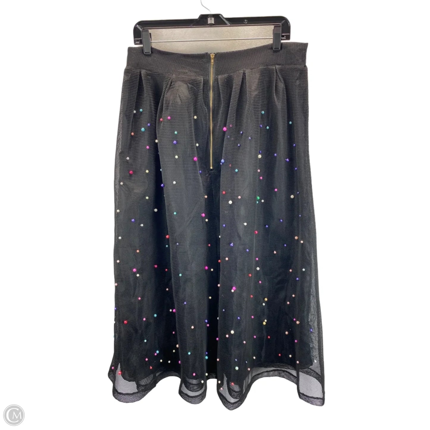 Skirt Maxi By Clothes Mentor In Black, Size: 2x