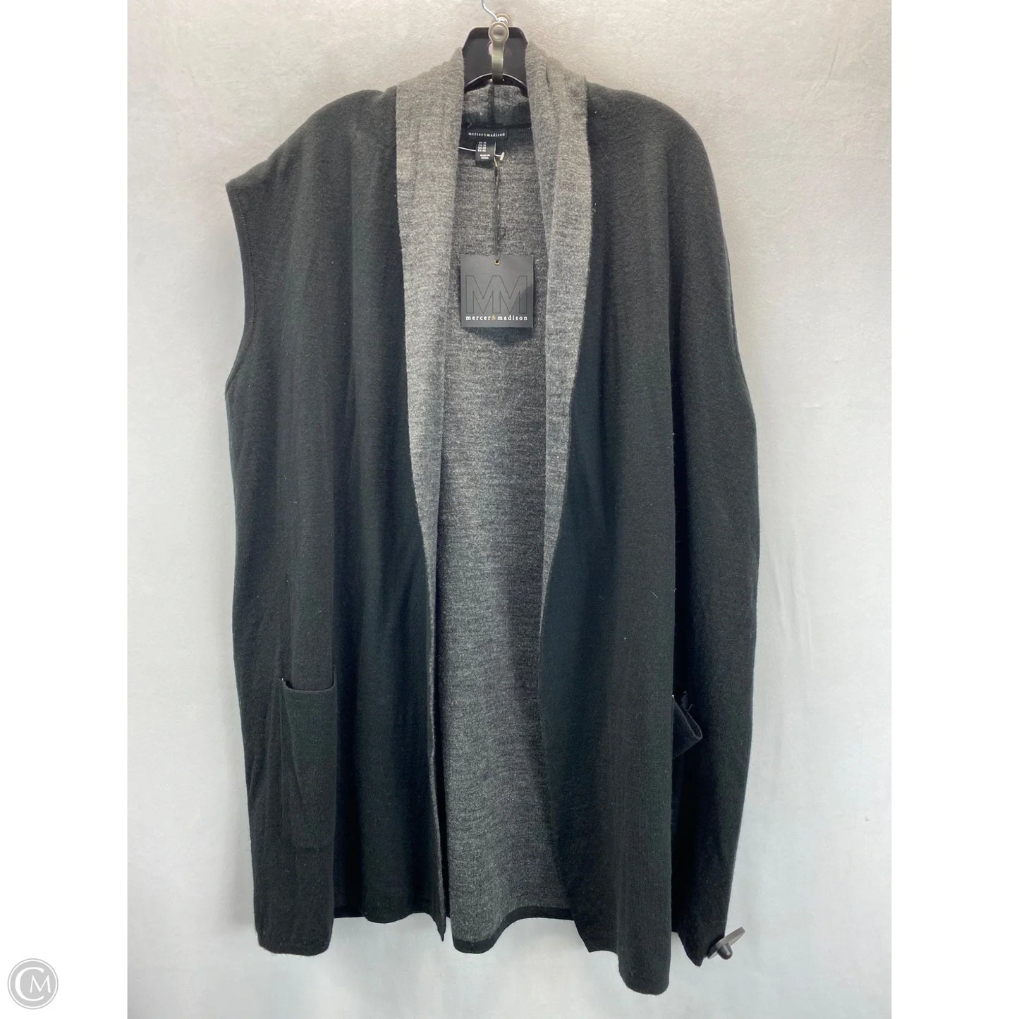 Sweater Cardigan By Mercer And Madison In Grey, Size: 1x