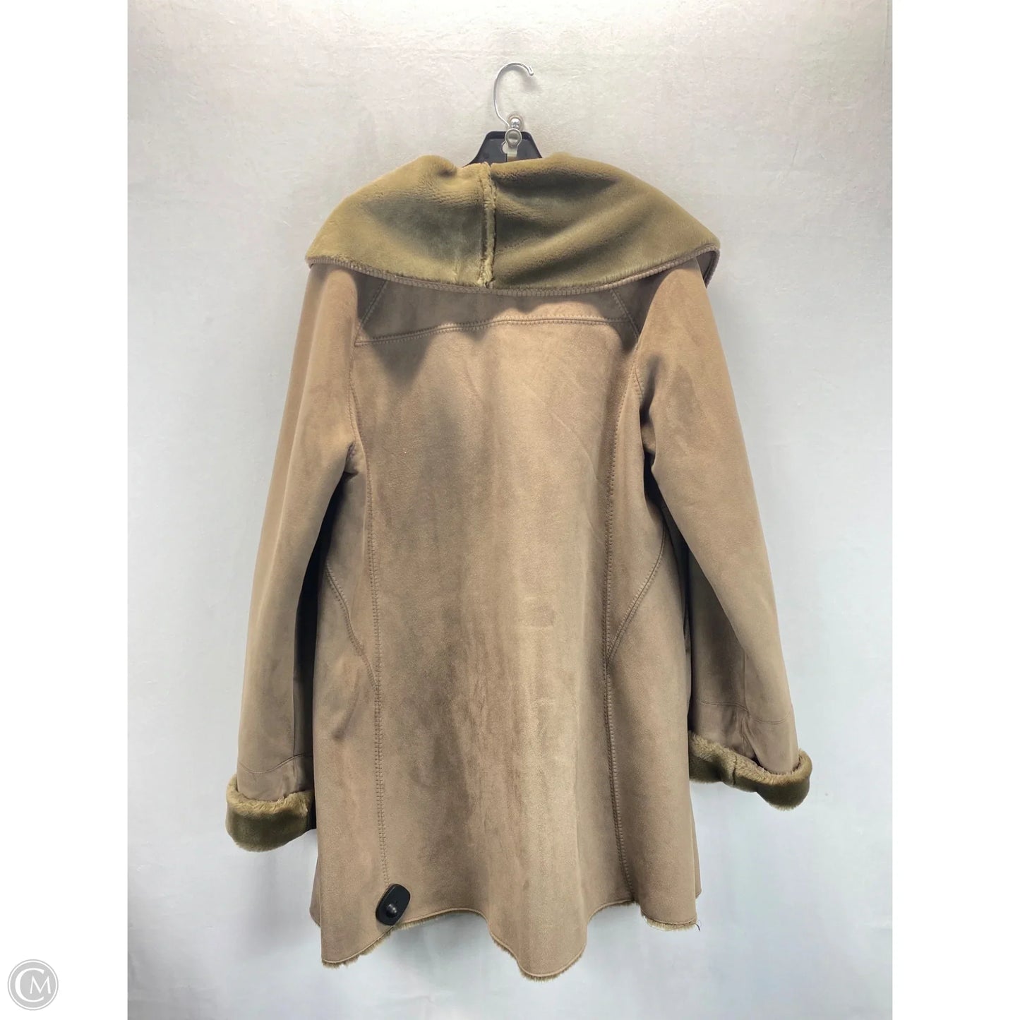 Coat Peacoat By Jones New York In Taupe, Size: Xl