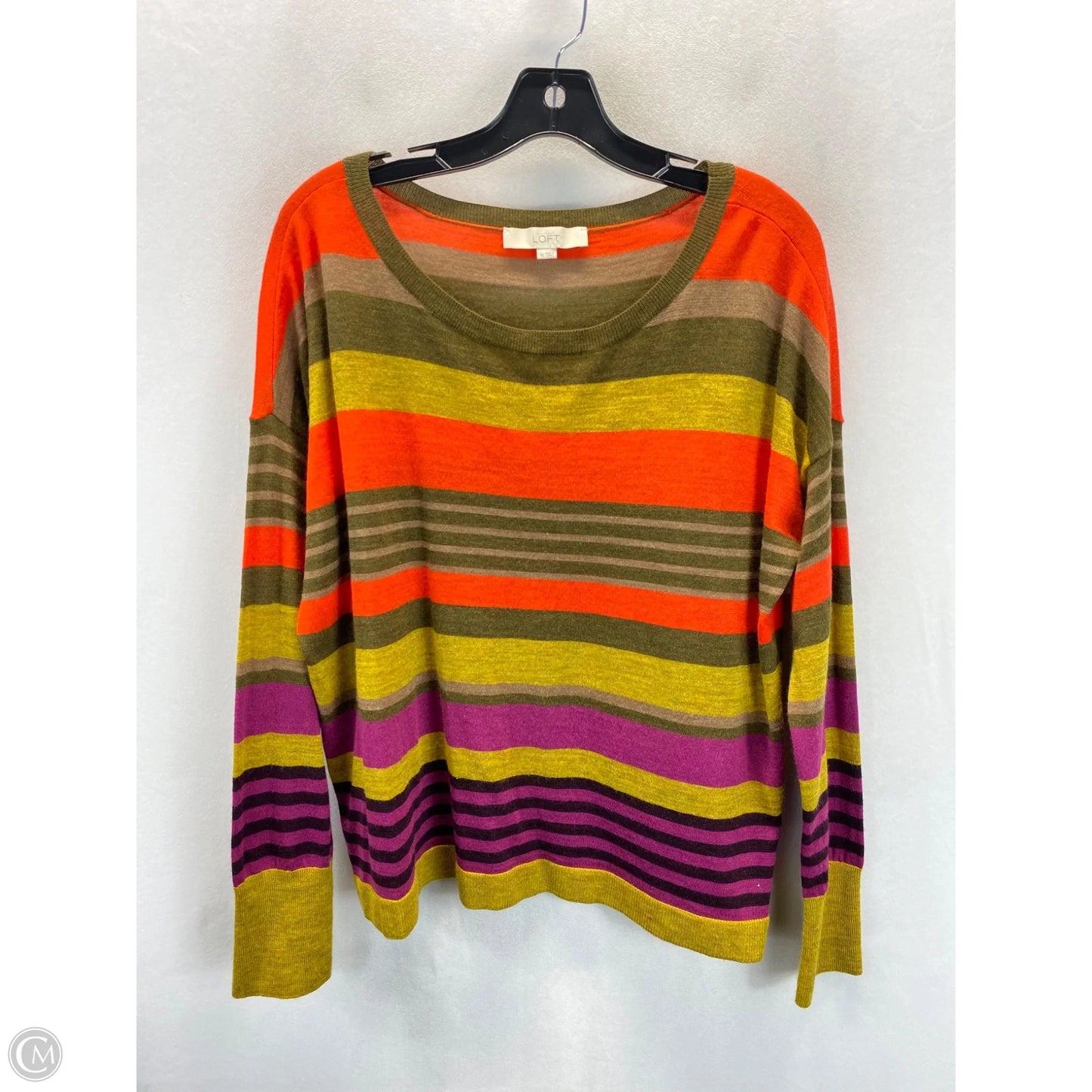 Sweater By Loft In Multi-colored, Size: Xl
