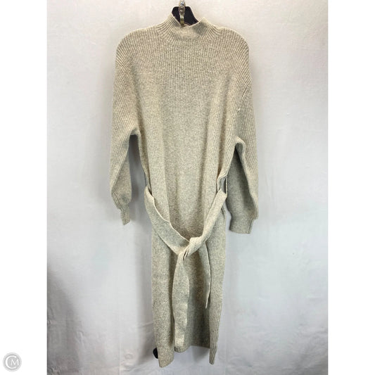 Dress Sweater By Clothes Mentor In Grey, Size: M