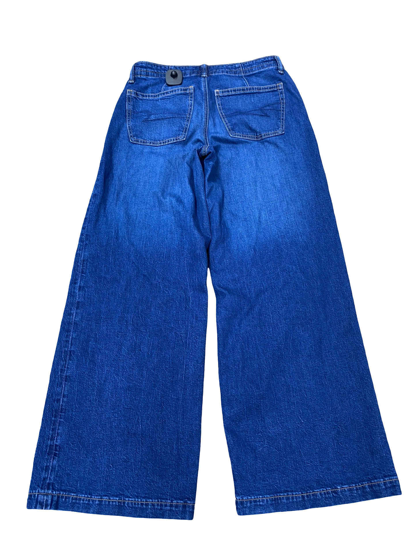 Jeans Wide Leg By American Eagle In Blue Denim, Size:0