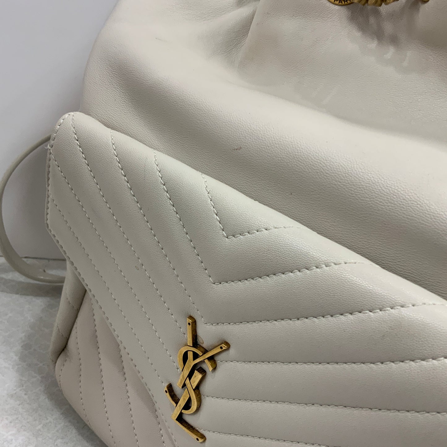 Backpack Luxury Designer By Yves Saint Laurent, Size: Medium