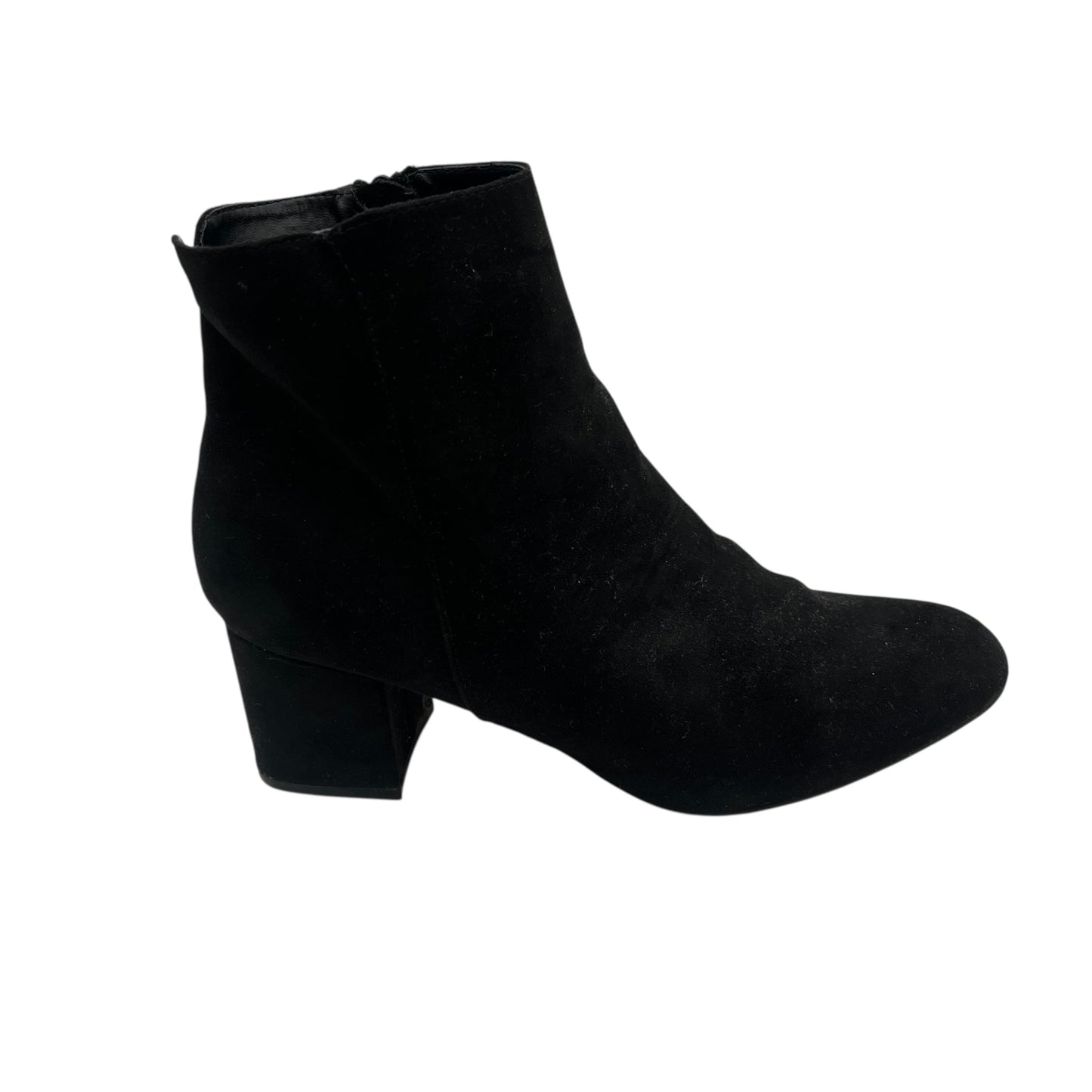 Boots Ankle Heels By Bamboo In Black, Size:9