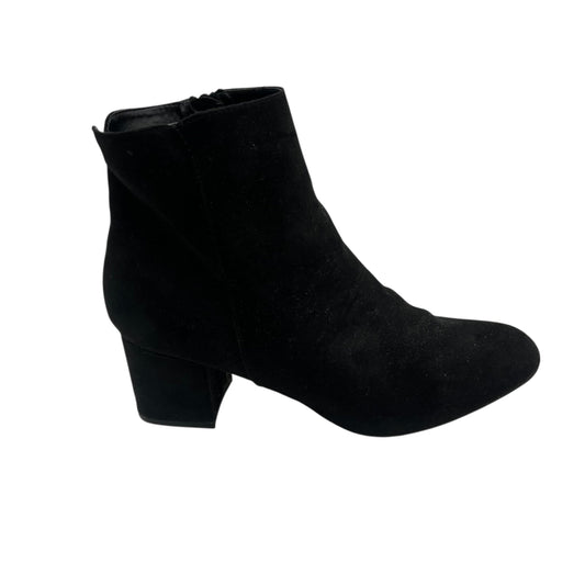 Boots Ankle Heels By Bamboo In Black, Size:9