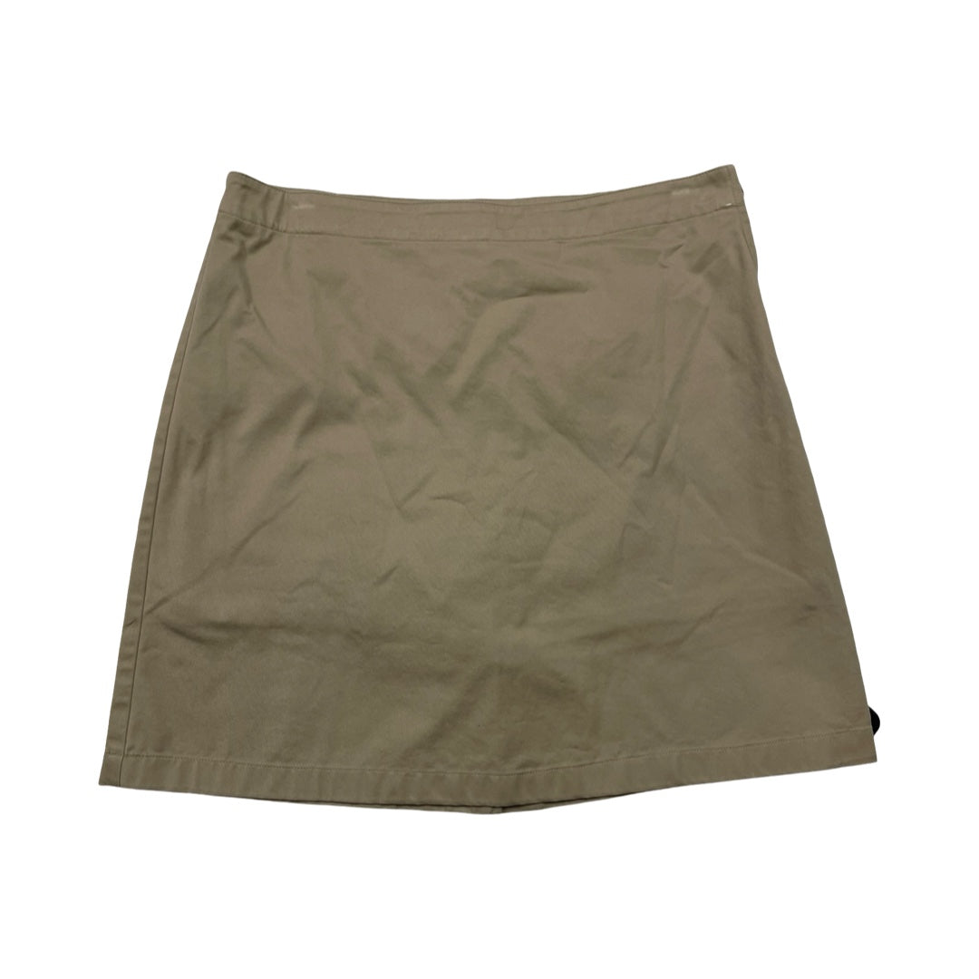 Skirt Mini & Short By Lands End In Tan, Size:10