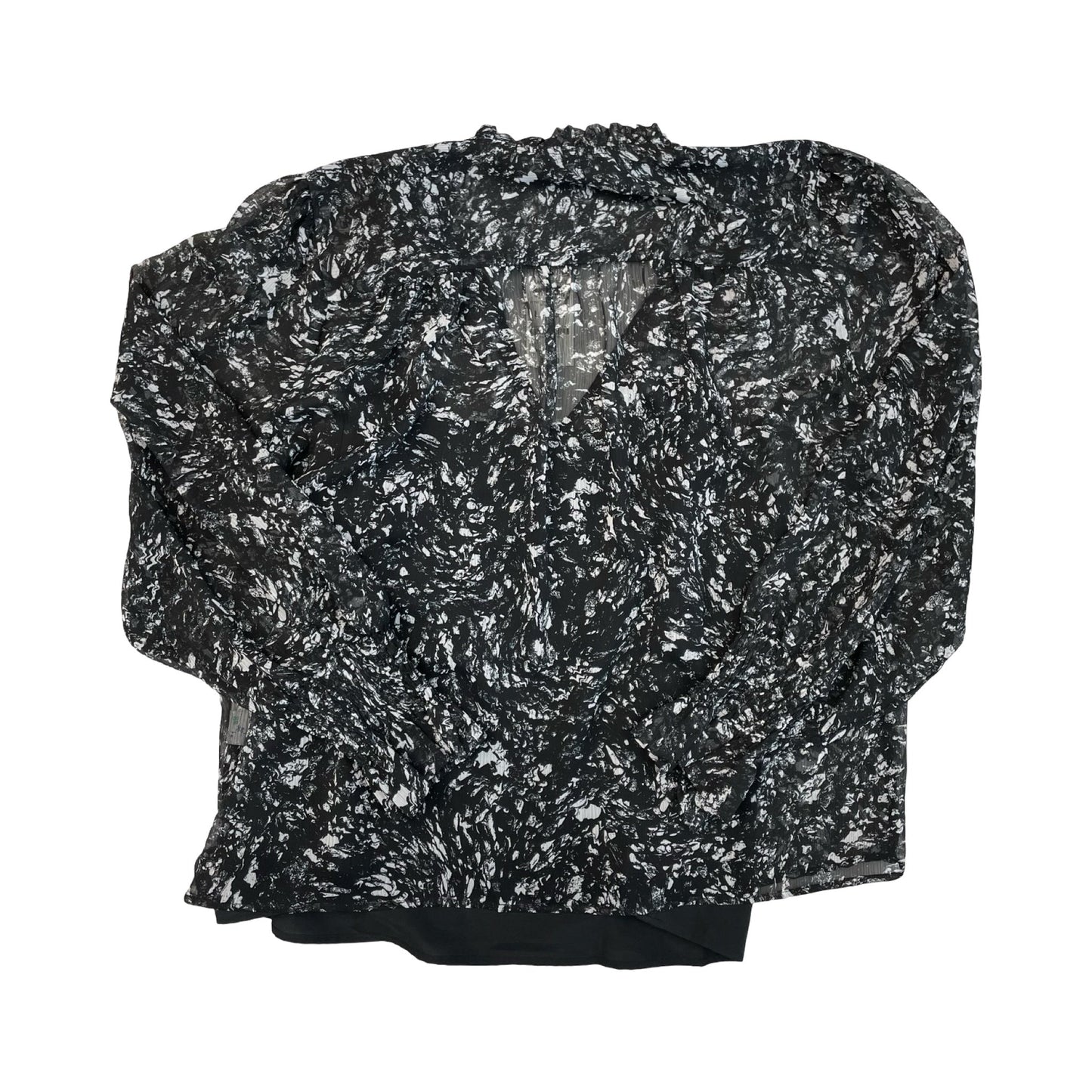 Top Ls By Inc In Black & White, Size:L