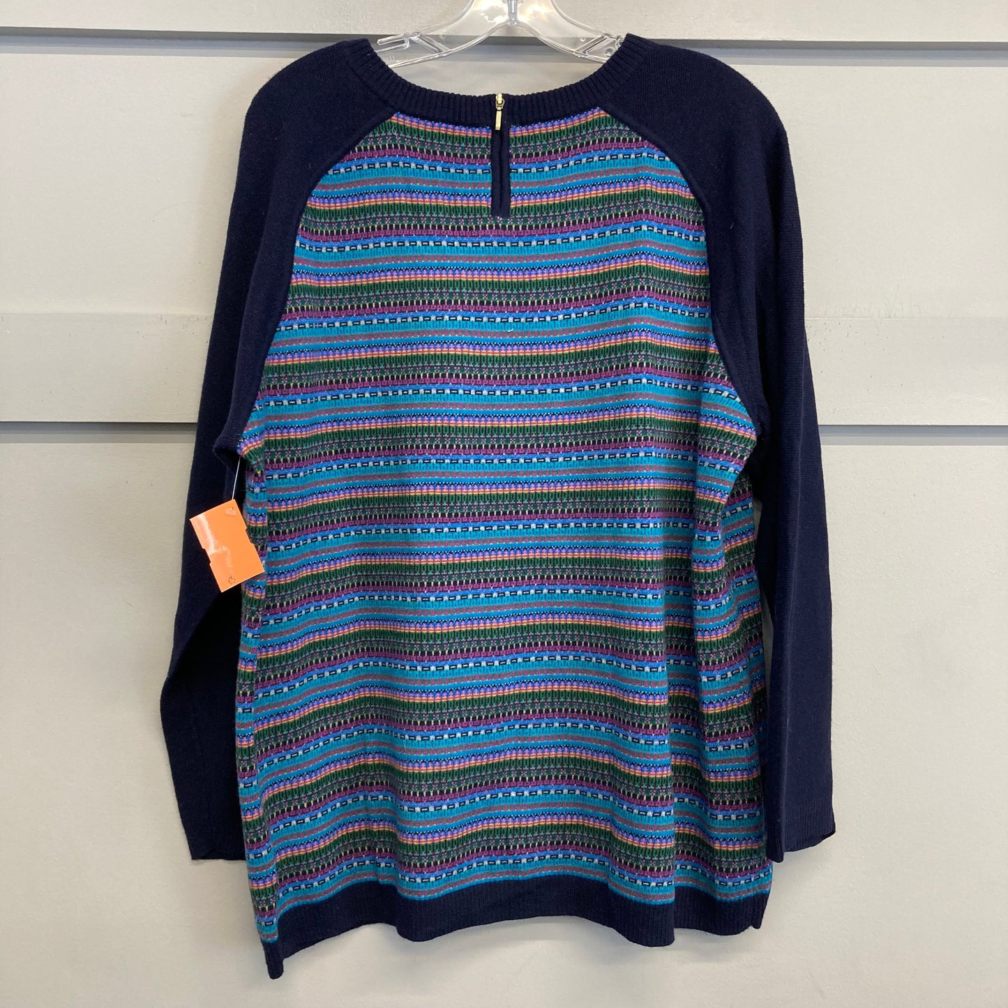 Sweater By Talbots In Blue & Purple, Size:2X