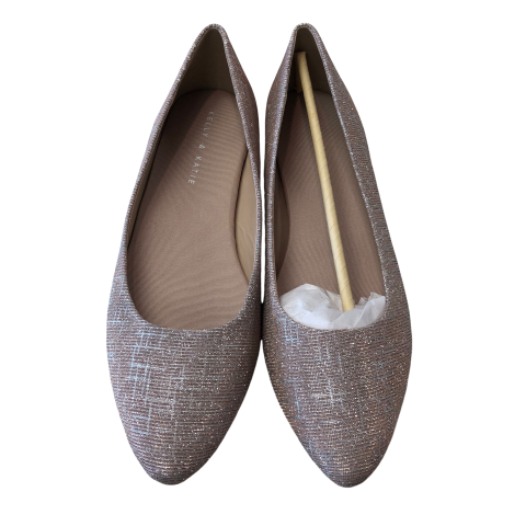 Shoes Flats By Kelly And Katie In Rose Gold, Size: 10