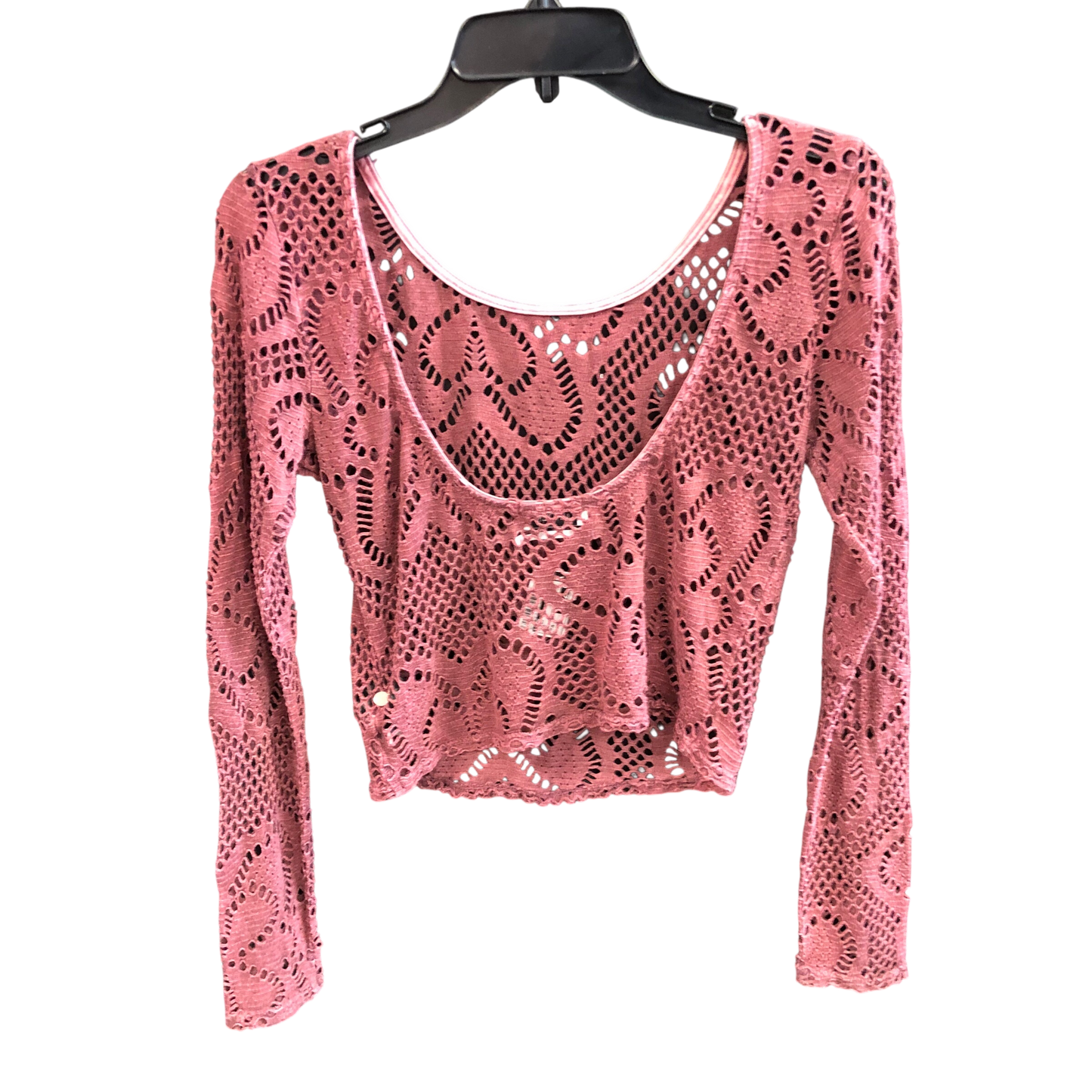 Top Long Sleeve By out from under In Pink, Size: M