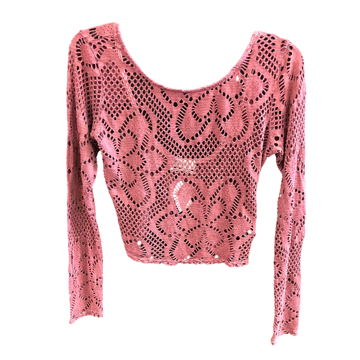 Top Long Sleeve By out from under In Pink, Size: M